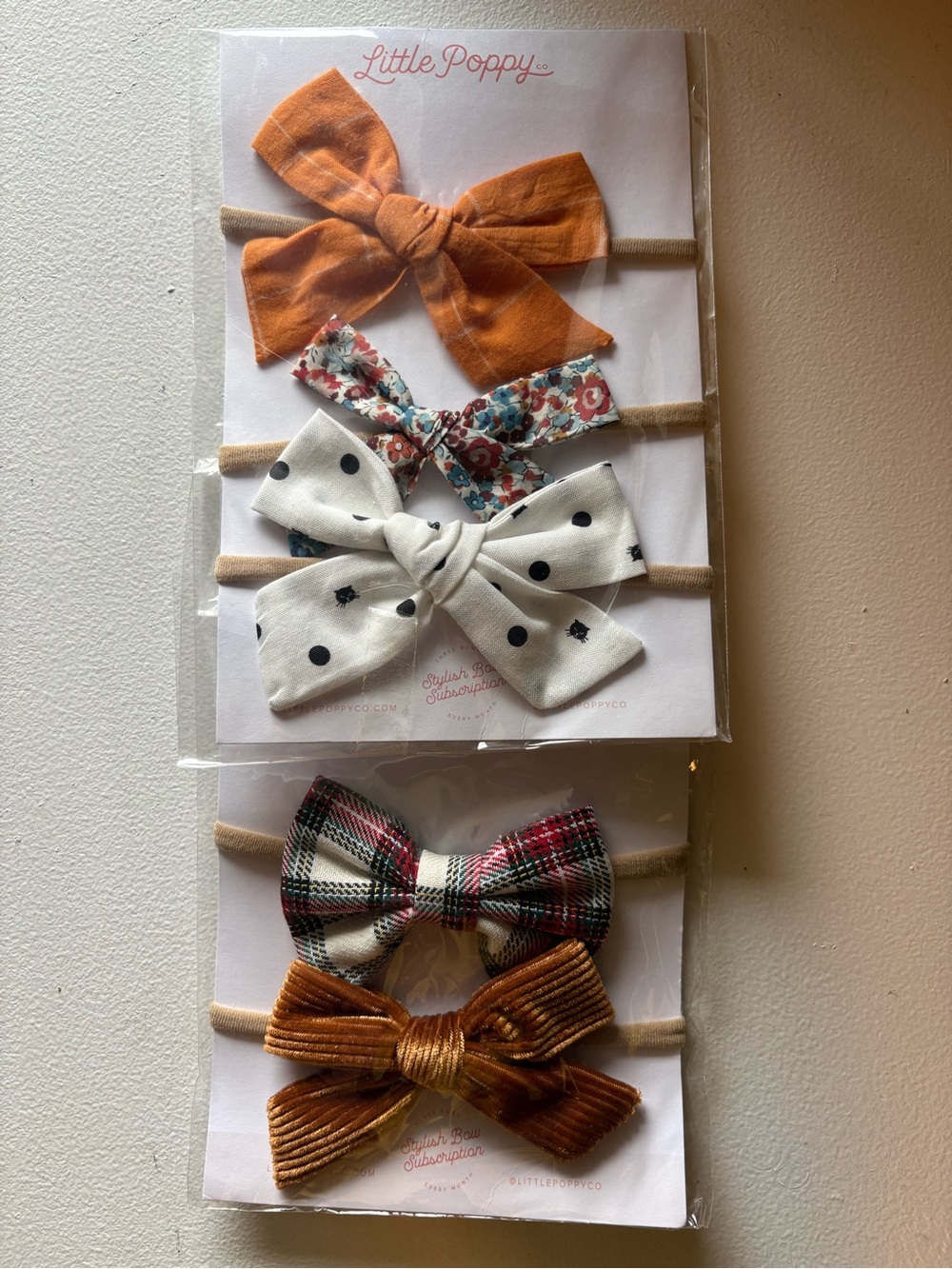 Little Poppy Hair bows